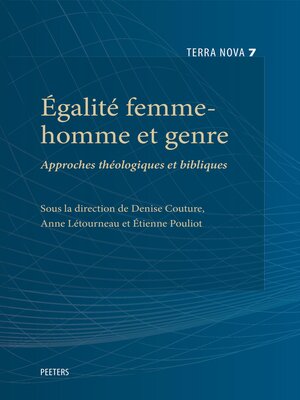 cover image of Egalite femme-homme et genre